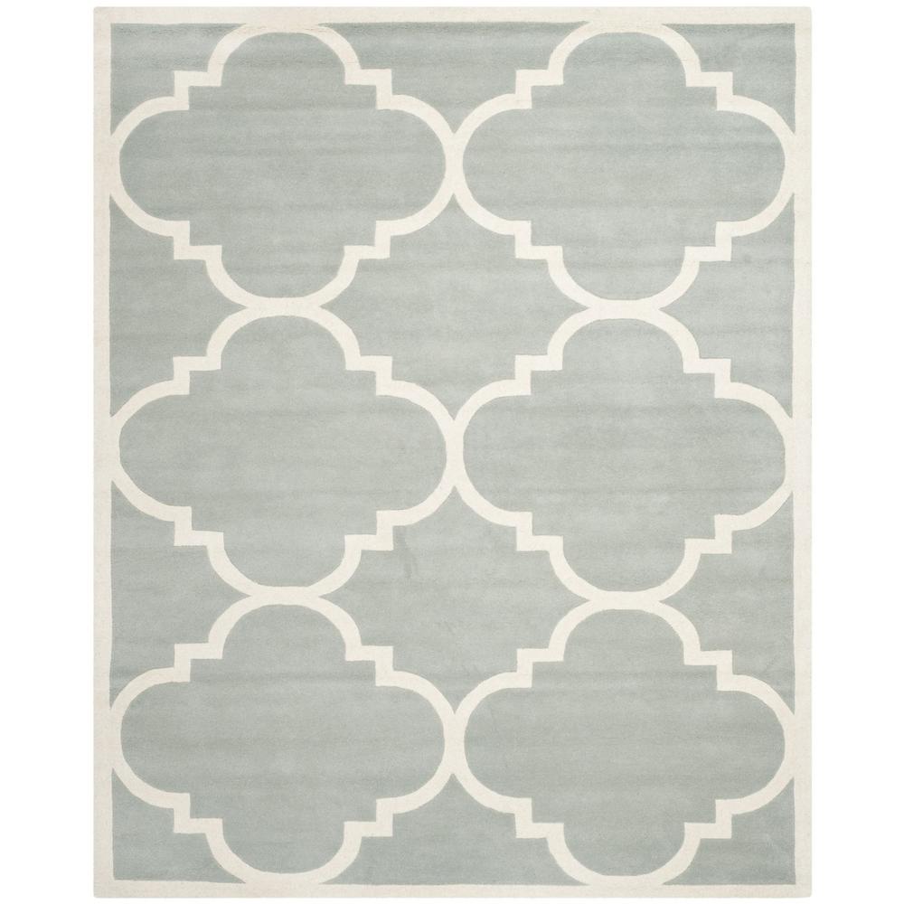 CHATHAM, GREY / IVORY, 11' X 15', Area Rug, CHT730E-1115. Picture 1