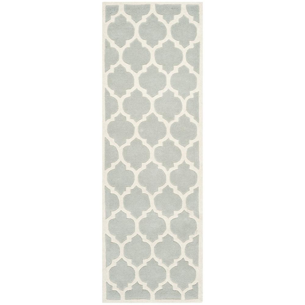 CHATHAM, GREY / IVORY, 2'-3" X 5', Area Rug, CHT734E-25. Picture 1