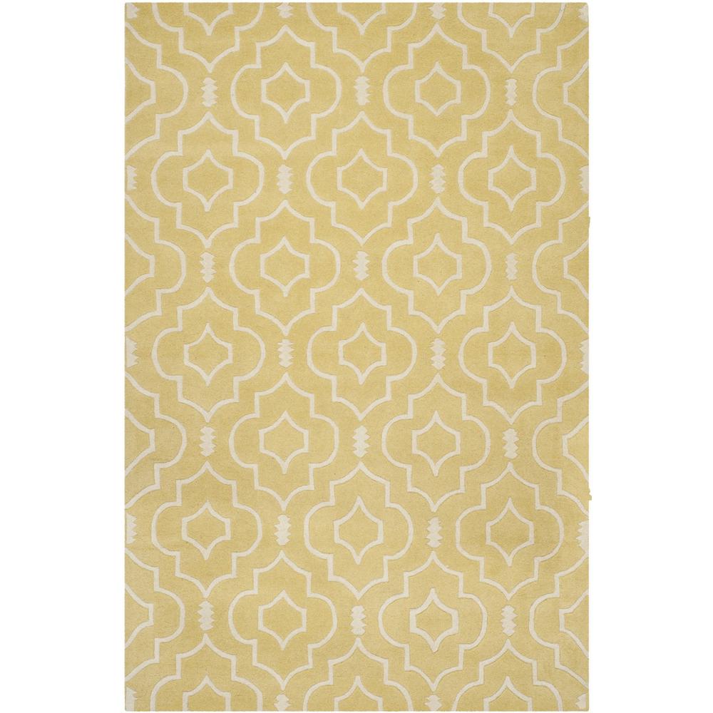 CHATHAM, LIGHT GOLD / IVORY, 6' X 9', Area Rug, CHT736L-6. Picture 1