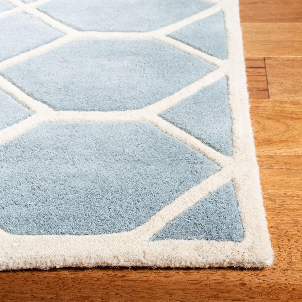 CHATHAM, BLUE / IVORY, 6' X 9', Area Rug, CHT755B-6. Picture 1