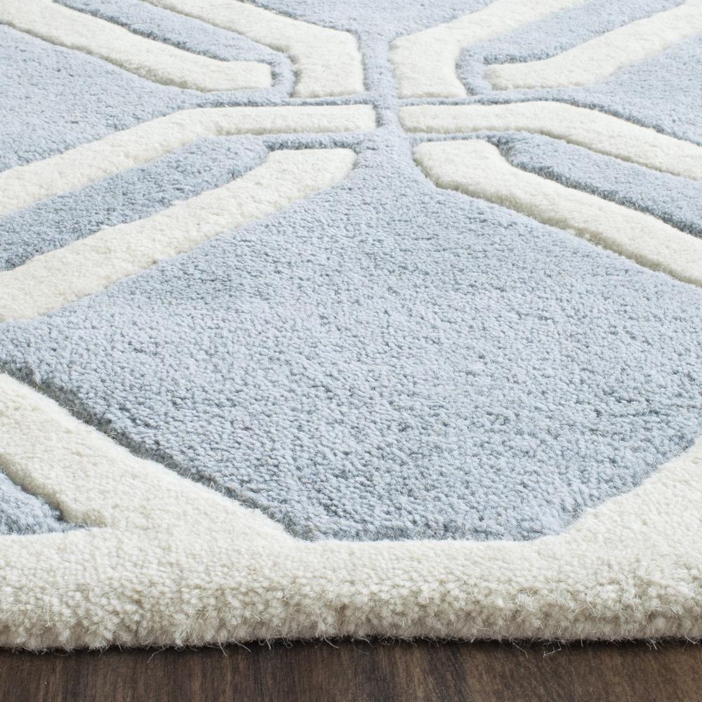 CHATHAM, BLUE / IVORY, 6' X 9', Area Rug, CHT763B-6. Picture 1