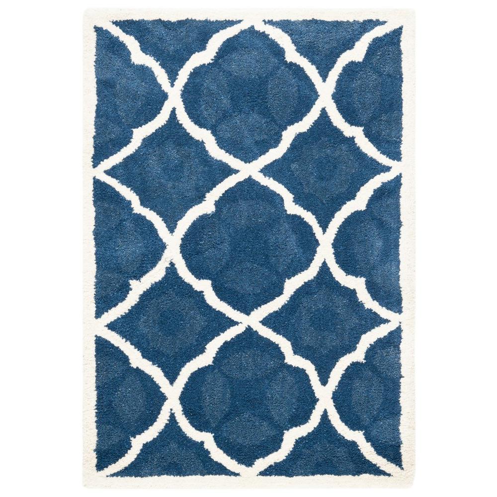 CHATHAM, BLUE / IVORY, 3' X 5', Area Rug, CHT821A-3. Picture 1