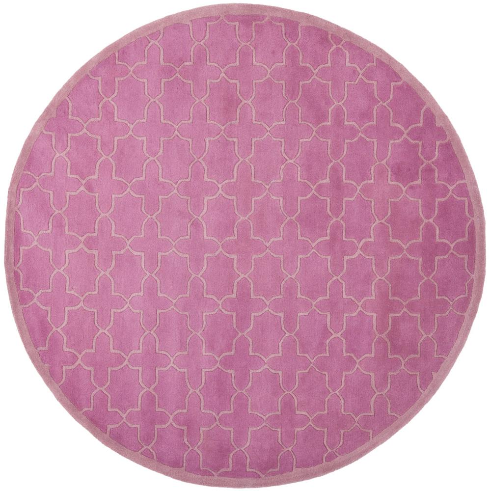 CHATHAM, PINK, 7' X 7' Round, Area Rug. Picture 1