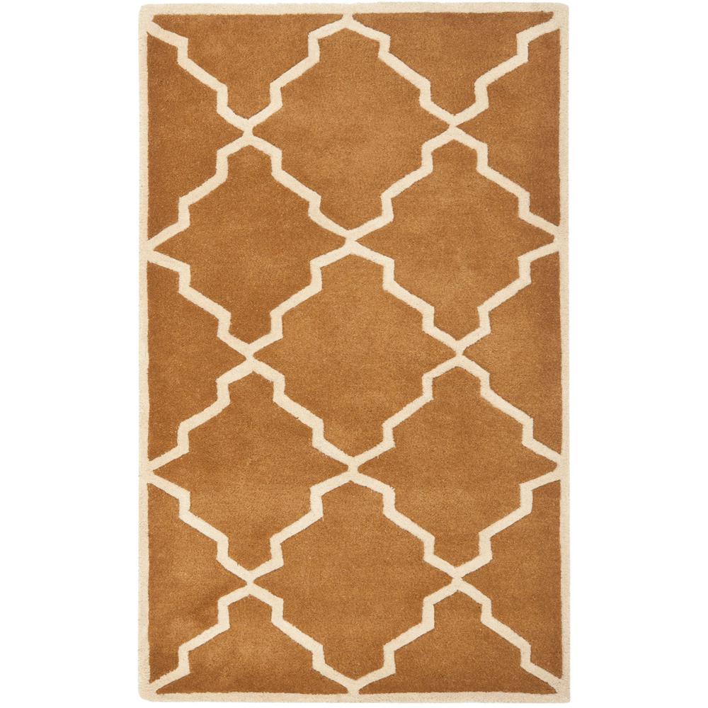 CHATHAM, BROWN, 4' X 6', Area Rug. Picture 1