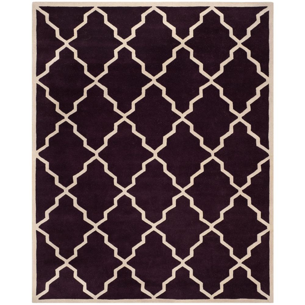 CHATHAM, DARK PURPLE, 8'-9" X 12', Area Rug. Picture 1