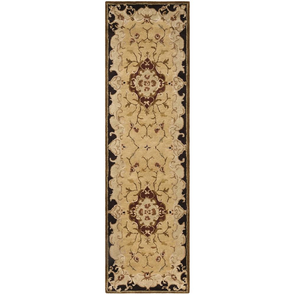 CLASSIC, GOLD / COLA, 2'-3" X 12', Area Rug. Picture 1