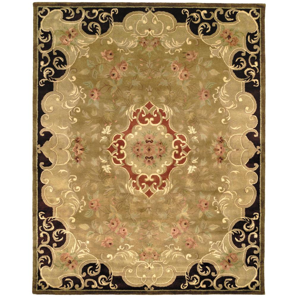 CLASSIC, GOLD / COLA, 7'-6" X 9'-6", Area Rug. Picture 1