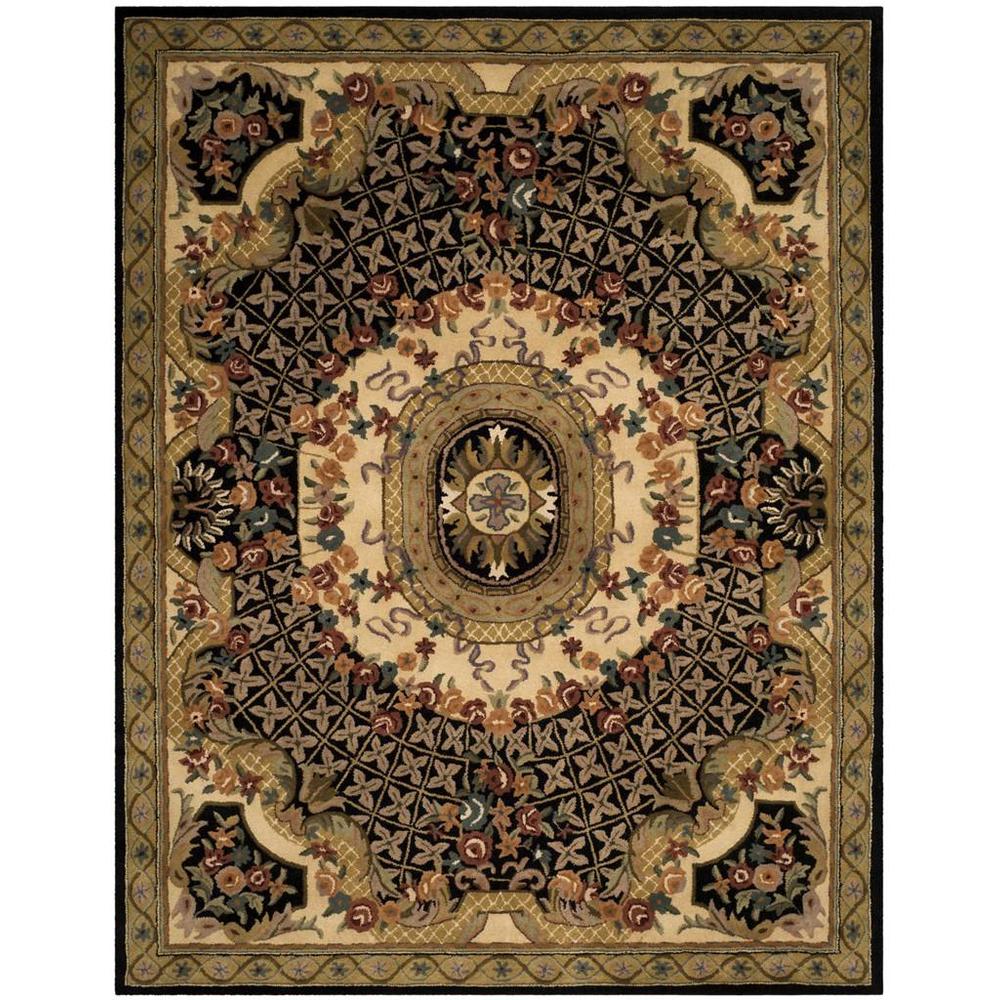 CLASSIC, BLACK / GOLD, 7'-6" X 9'-6", Area Rug, CL304A-8. Picture 1