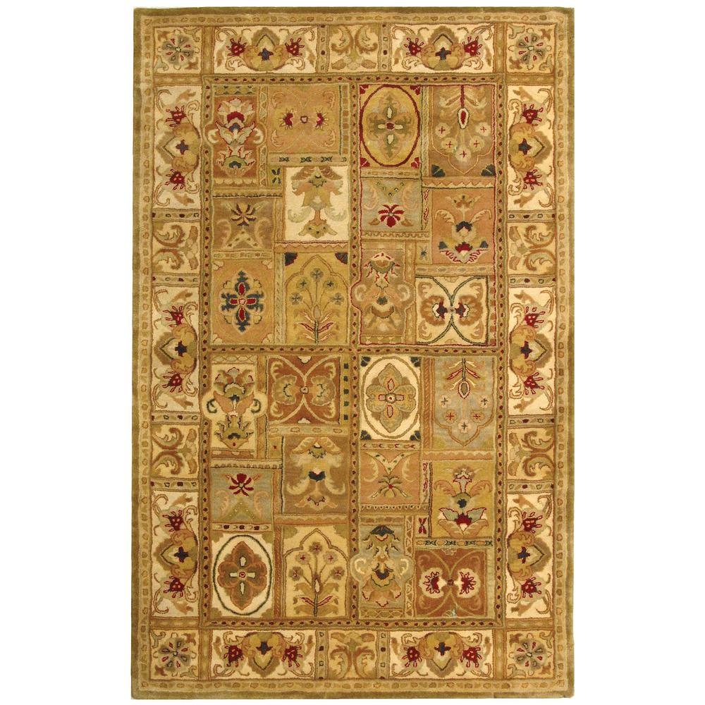 CLASSIC, SAGE / MULTI, 2' X 3', Area Rug. Picture 1