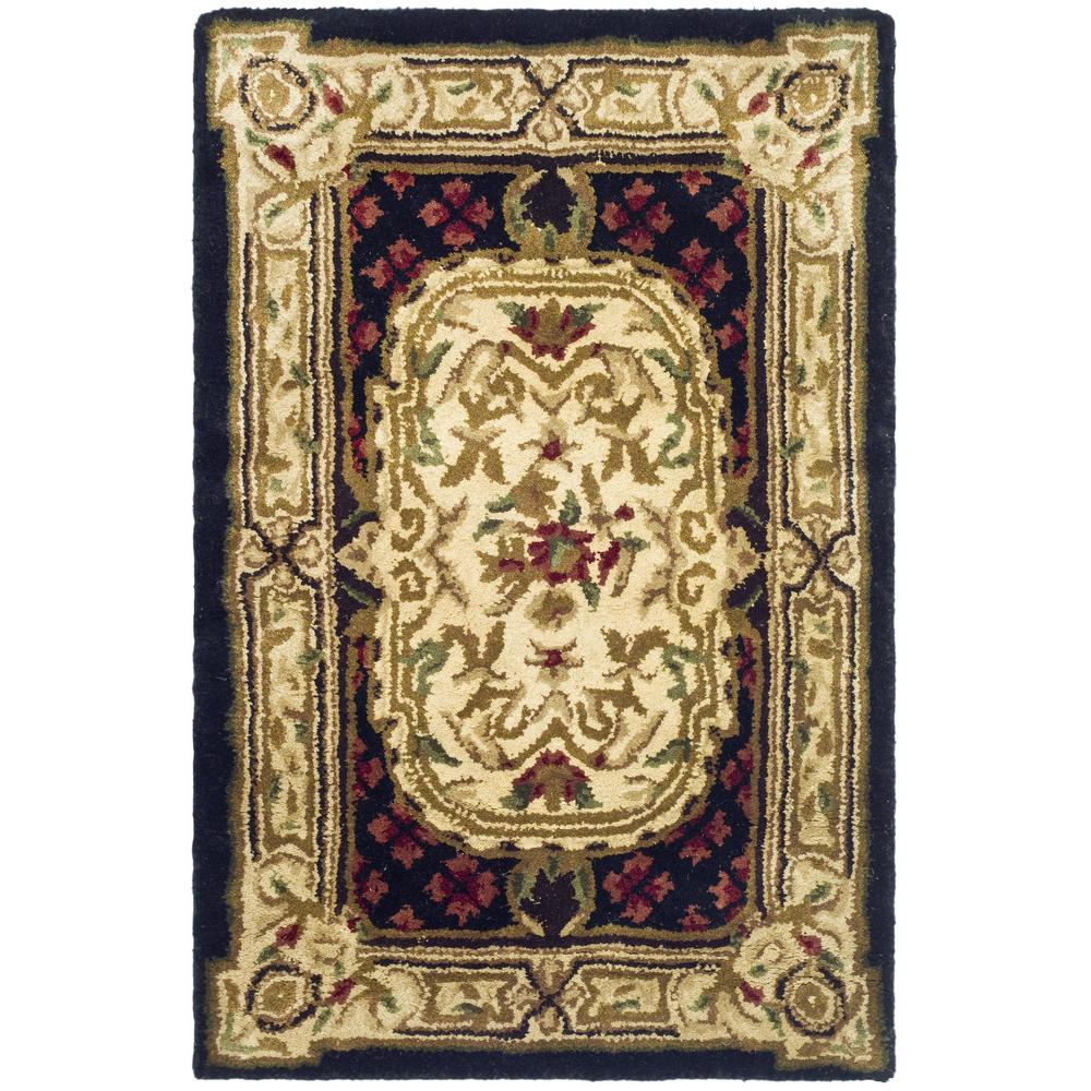 CLASSIC, BLACK, 2'-3" X 4', Area Rug, CL755B-24. Picture 1