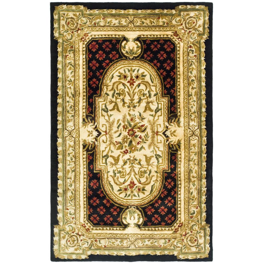 CLASSIC, BLACK, 6' X 9', Area Rug. Picture 1