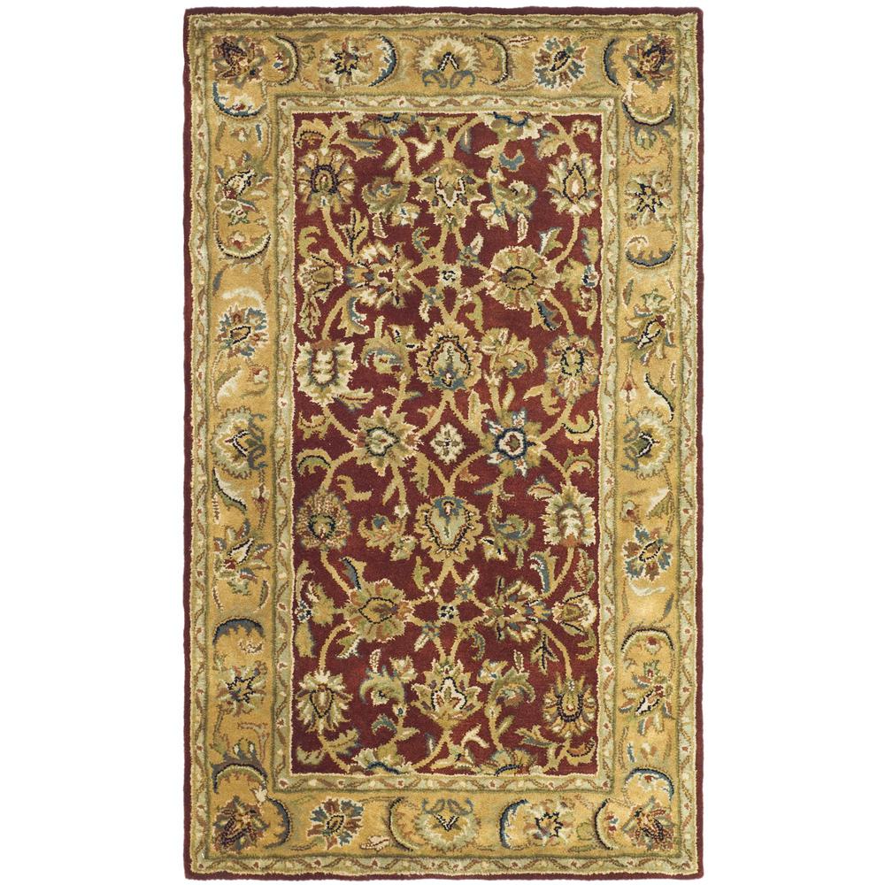 CLASSIC, RUST / CAMEL, 4' X 6', Area Rug. Picture 1