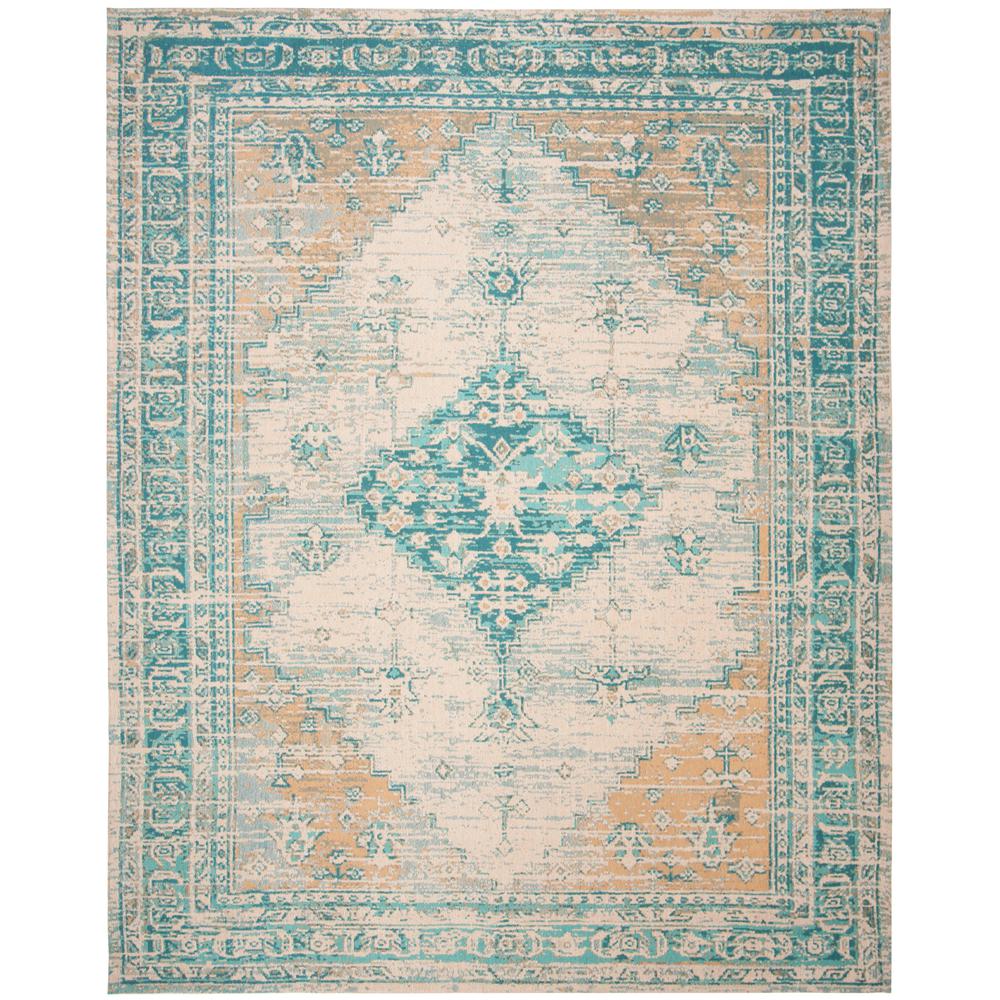 CLV-CLASSIC VINTAGE, AQUA, 6' X 9', Area Rug. Picture 1