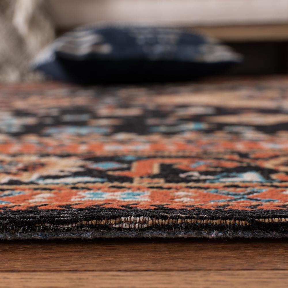 CLV-CLASSIC VINTAGE, BLACK / RUST, 8' X 10', Area Rug. Picture 2