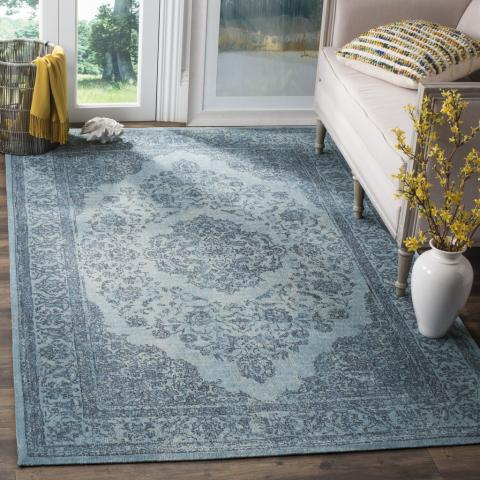 CLV-CLASSIC VINTAGE, BLUE, 9' X 12', Area Rug. Picture 3