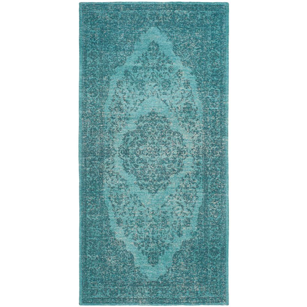 CLV-CLASSIC VINTAGE, AQUA, 3' X 5', Area Rug. Picture 1