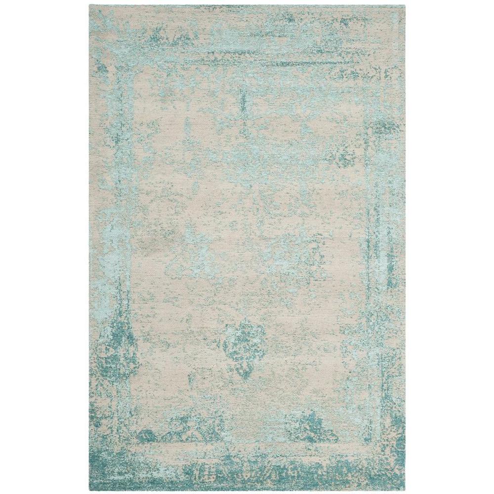 CLV-CLASSIC VINTAGE, TURQUOISE, 6'-7" X 9'-2", Area Rug. Picture 1