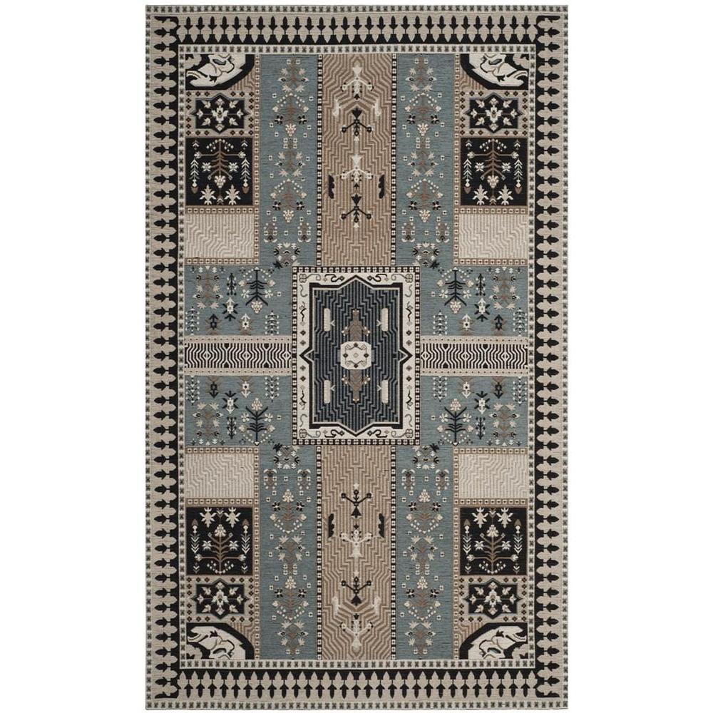CLV-CLASSIC VINTAGE, SLATE / BEIGE, 5' X 8', Area Rug, CLV512B-5. Picture 1