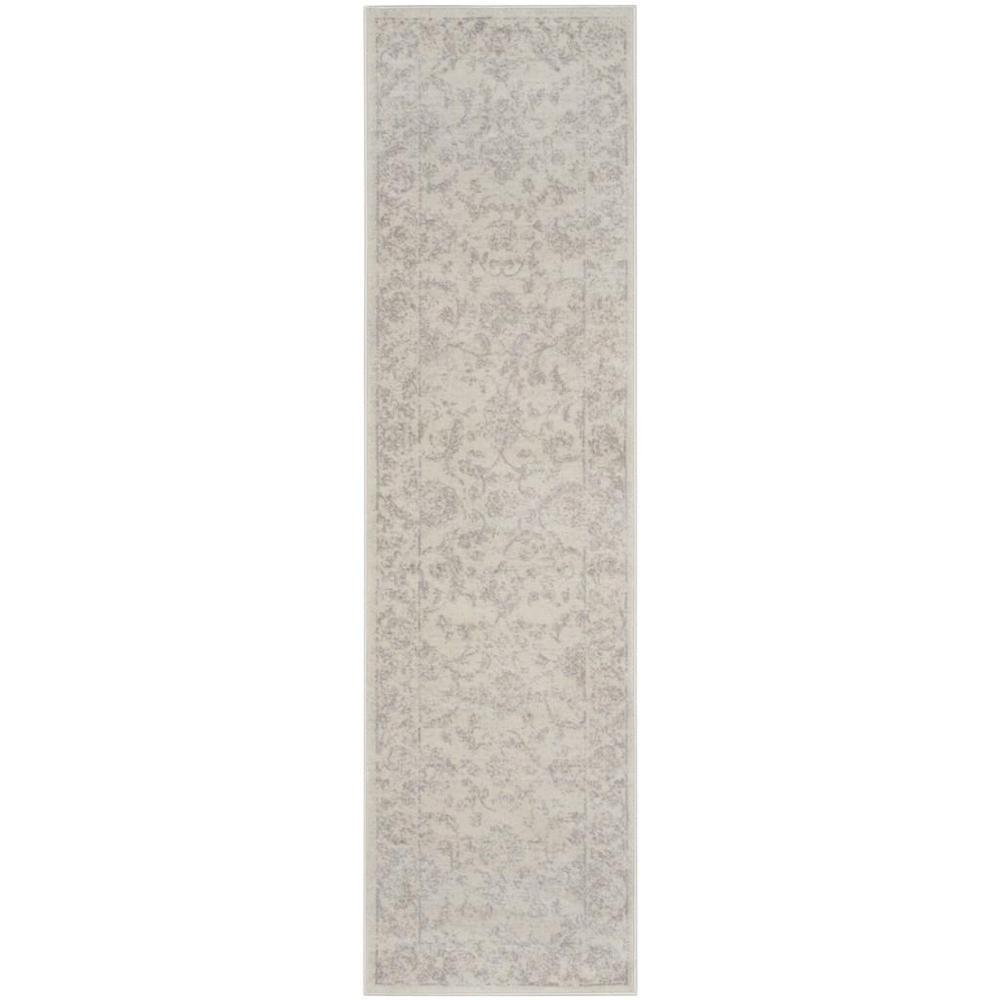 CARNEGIE, CREAM / LIGHT GREY, 2'-3" X 8', Area Rug, CNG621C-28. Picture 1