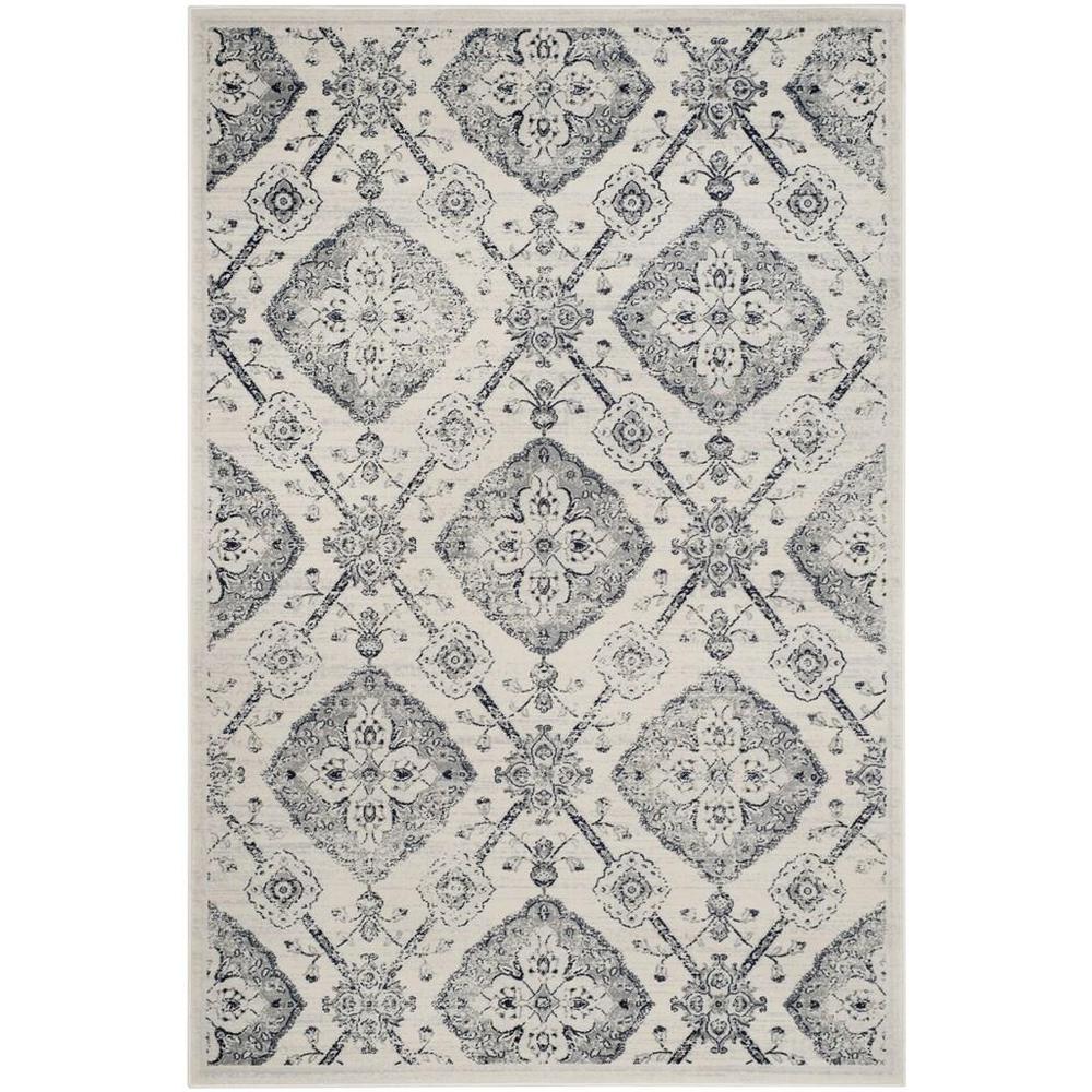 CARNEGIE, CREAM / LIGHT GREY, 3' X 5', Area Rug, CNG623C-3. Picture 1