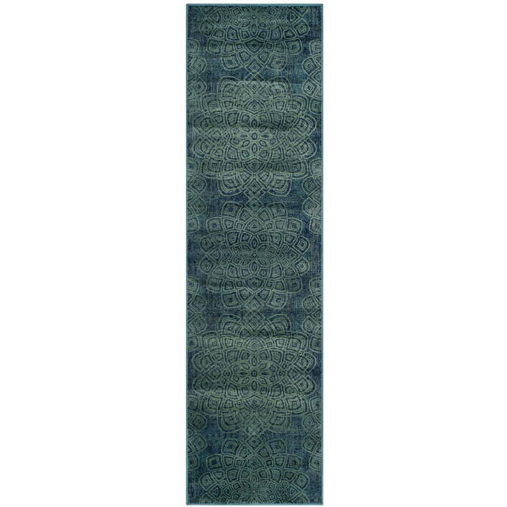 CONSTELLATION VINTAGE, LIGHT BLUE / MULTI, 2'-2" X 8', Area Rug, CNV751-2220-28. Picture 1