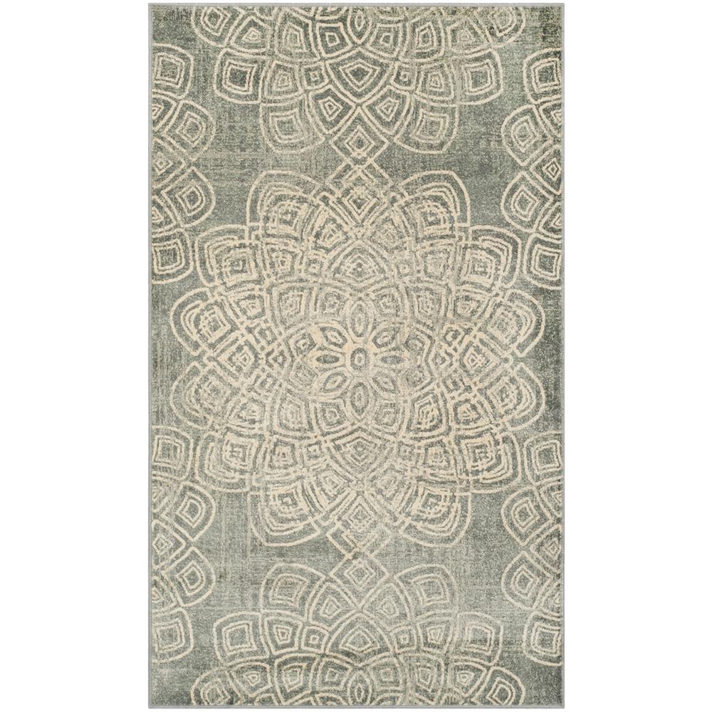 CONSTELLATION VINTAGE, LIGHT GREY/MULTI, 3'-3" X 5'-7", Area Rug, CNV751-2770-3. Picture 1