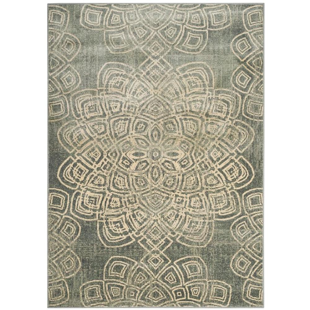 CONSTELLATION VINTAGE, LIGHT GREY/MULTI, 6'-7" X 9'-2", Area Rug, CNV751-2770-6. Picture 1