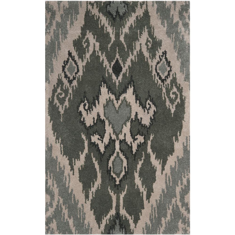 CAPRI, MULTI / GREY, 4' X 6', Area Rug. Picture 1