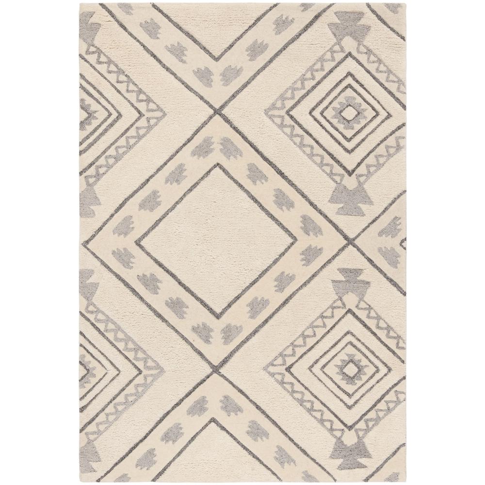 CASABLANCA, IVORY / GREY, 5' X 8', Area Rug, CSB302A-5. Picture 1