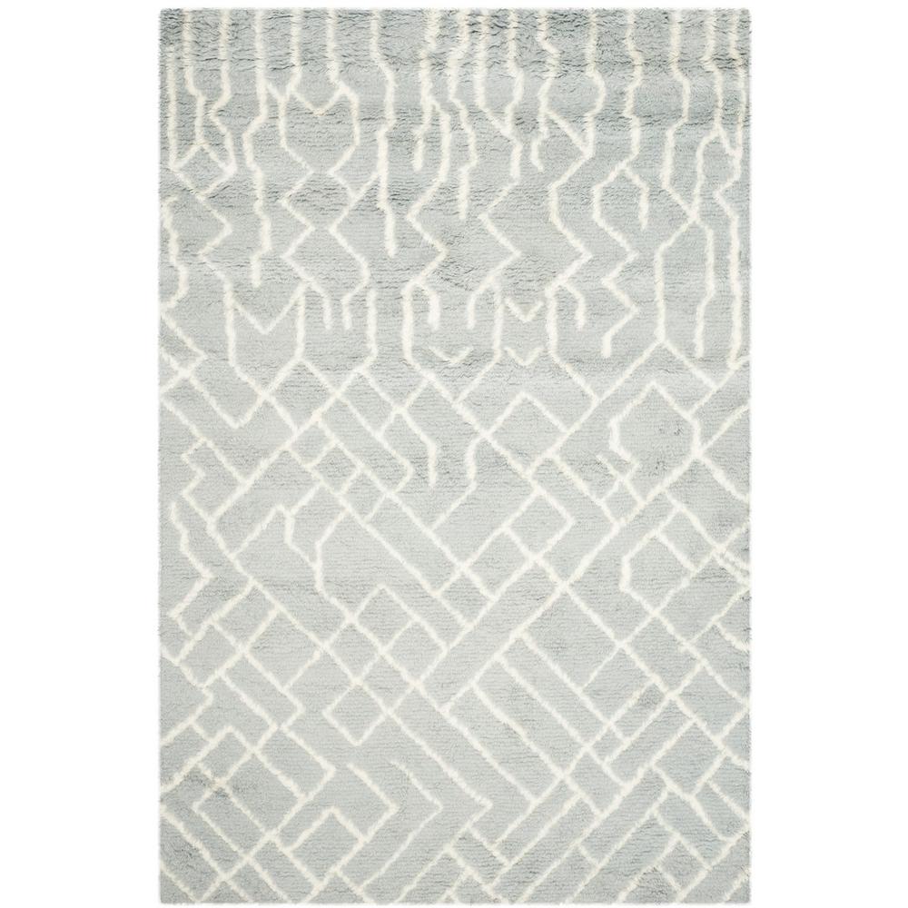 CASABLANCA, BLUE / IVORY, 6' X 9', Area Rug, CSB810A-6. Picture 1