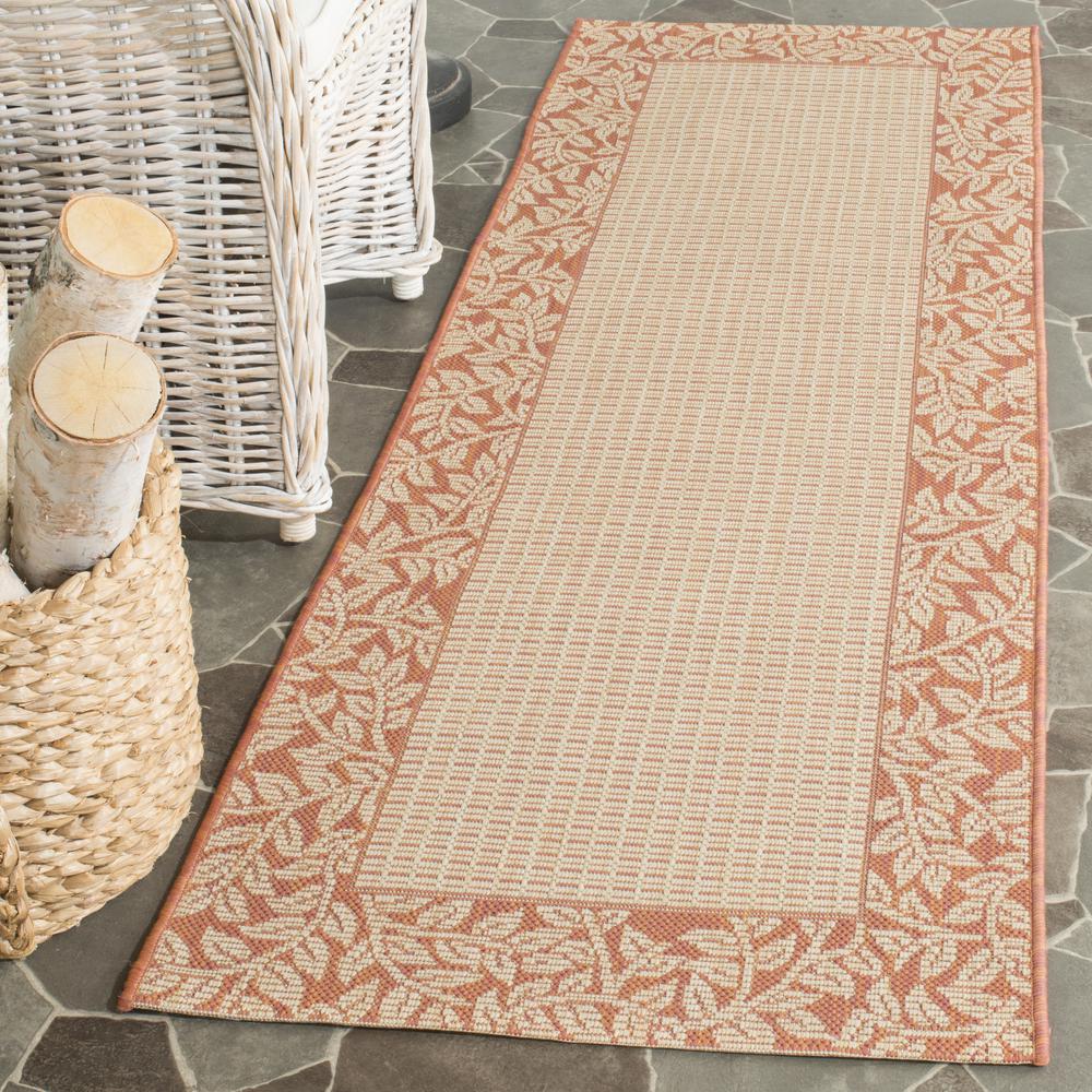 COURTYARD, NATURAL / TERRA, 2'-3" X 6'-7", Area Rug, CY0727-3201-27. Picture 1