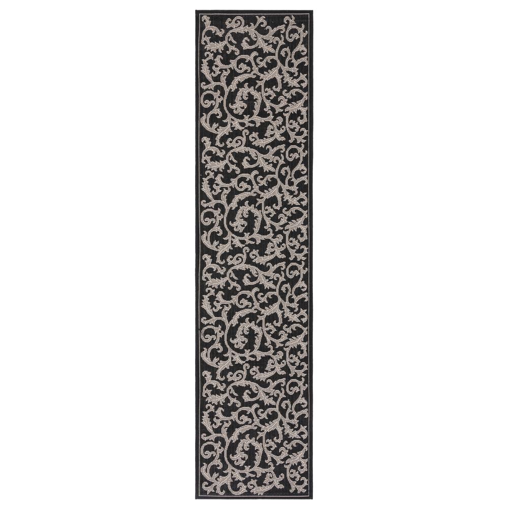 COURTYARD, BLACK / SAND, 2'-3" X 10', Area Rug, CY2653-3908-210. Picture 4