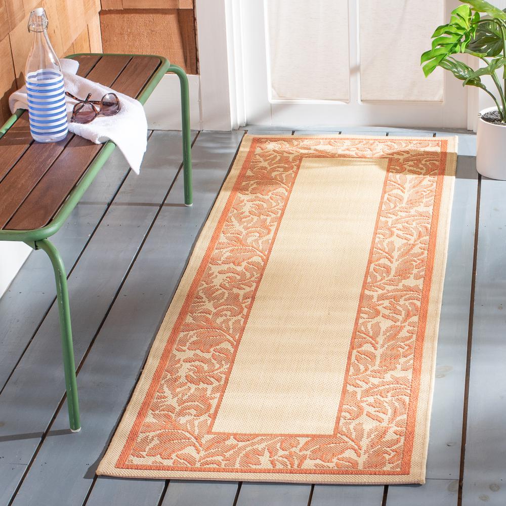 COURTYARD, NATURAL / TERRA, 2'-3" X 6'-7", Area Rug, CY2666-3201-27. Picture 1