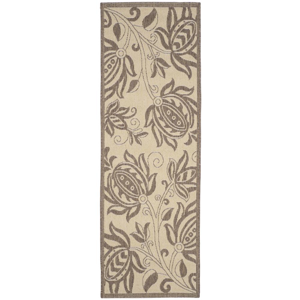 COURTYARD, NATURAL / BROWN, 2'-3" X 6'-7", Area Rug, CY2961-3001-27. Picture 4