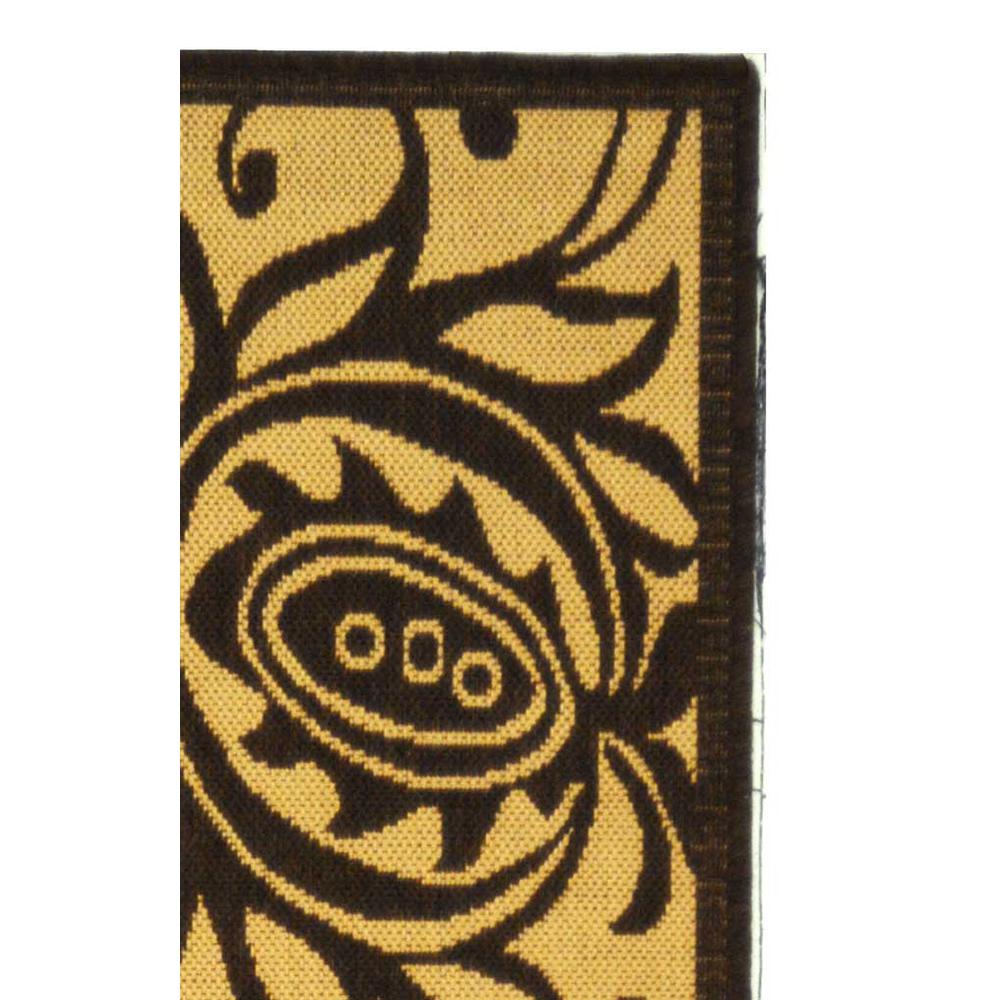 COURTYARD, NATURAL / BROWN, 2'-3" X 6'-7", Area Rug, CY2961-3001-27. Picture 3