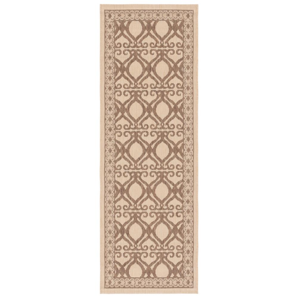 COURTYARD, NATURAL / BROWN, 2'-3" X 6'-7", Area Rug, CY3040-3001-27. Picture 1