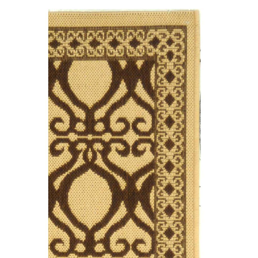 COURTYARD, NATURAL / BROWN, 2'-3" X 6'-7", Area Rug, CY3040-3001-27. Picture 2
