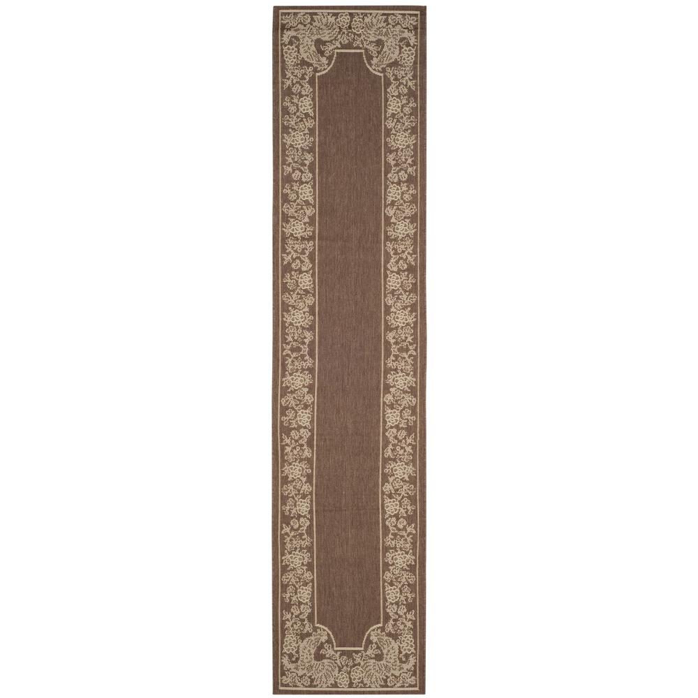 COURTYARD, CHOCOLATE / NATURAL, 2'-3" X 6'-7", Area Rug, CY3305-3409-27. Picture 1