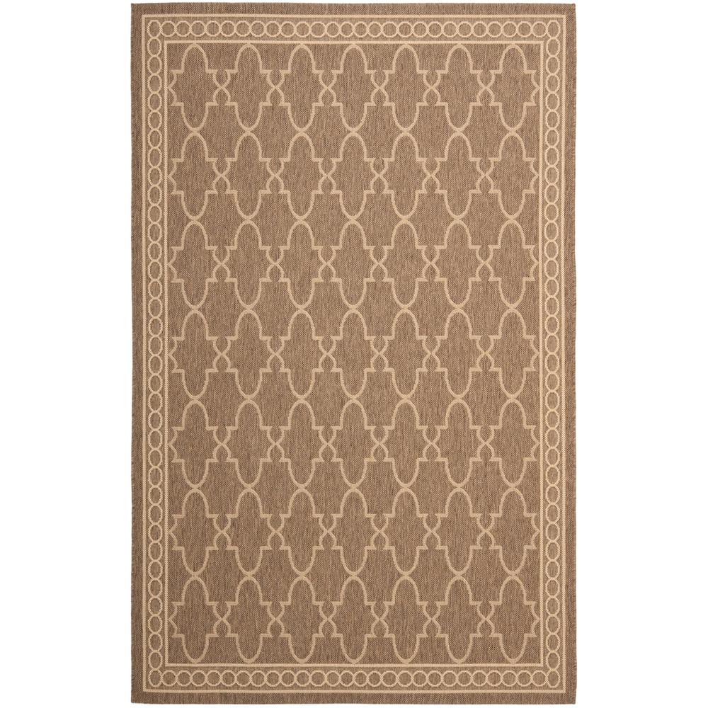 COURTYARD, DARK BEIG / BEIGE, 5'-3" X 7'-7", Area Rug, CY5142B-5. Picture 1
