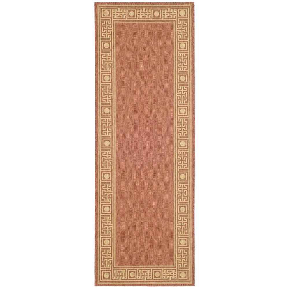 COURTYARD, RUST / SAND, 2'-7" X 8'-2", Area Rug, CY5143A-38. Picture 1