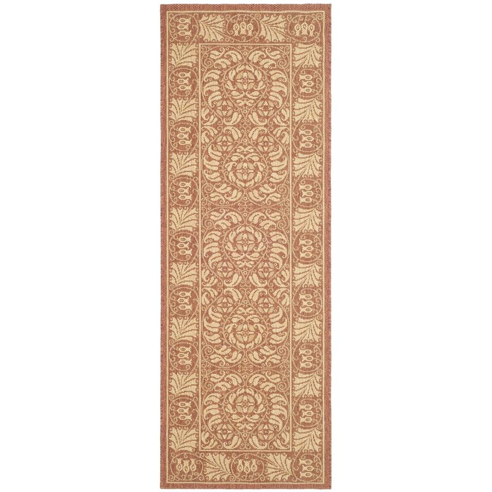 COURTYARD, RUST / SAND, 2'-7" X 8'-2", Area Rug, CY5146A-38. Picture 1