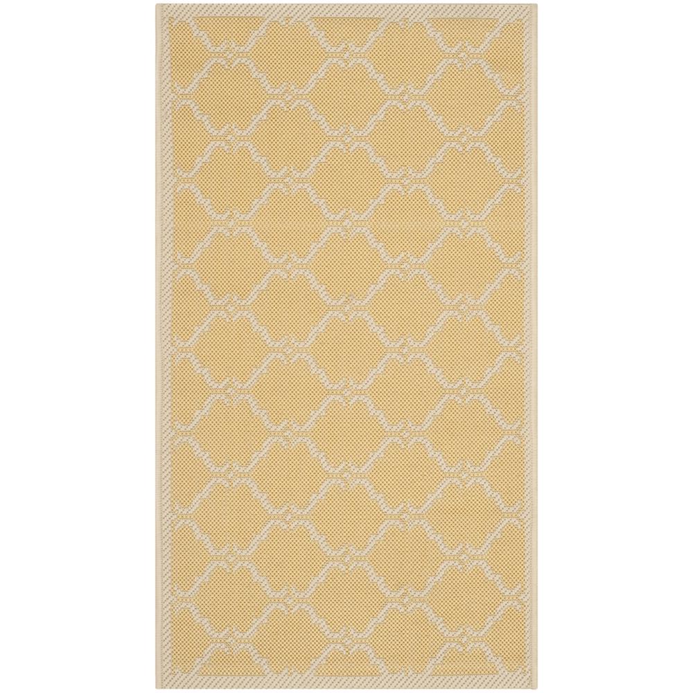 COURTYARD, YELLOW / BEIGE, 2'-7" X 5', Area Rug, CY6009-316-3. Picture 1