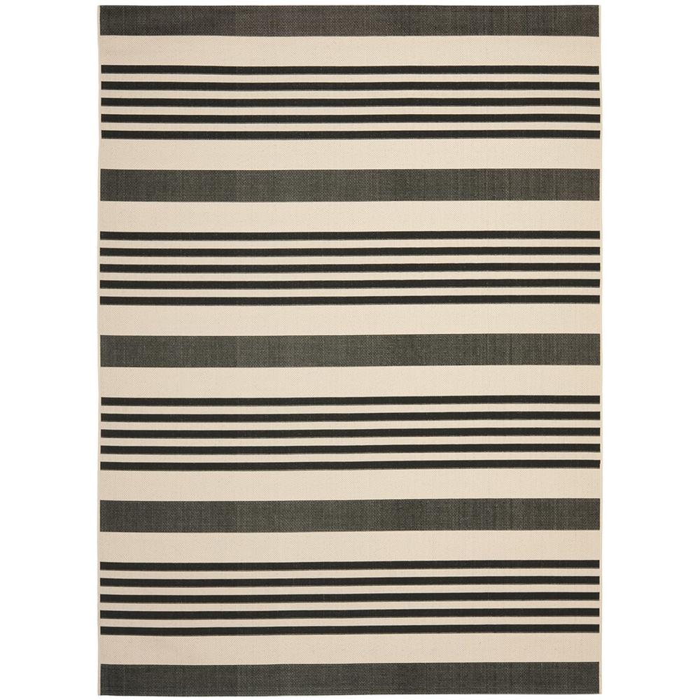 COURTYARD, BLACK / BONE, 9' X 12', Area Rug, CY6062-216-9. Picture 1