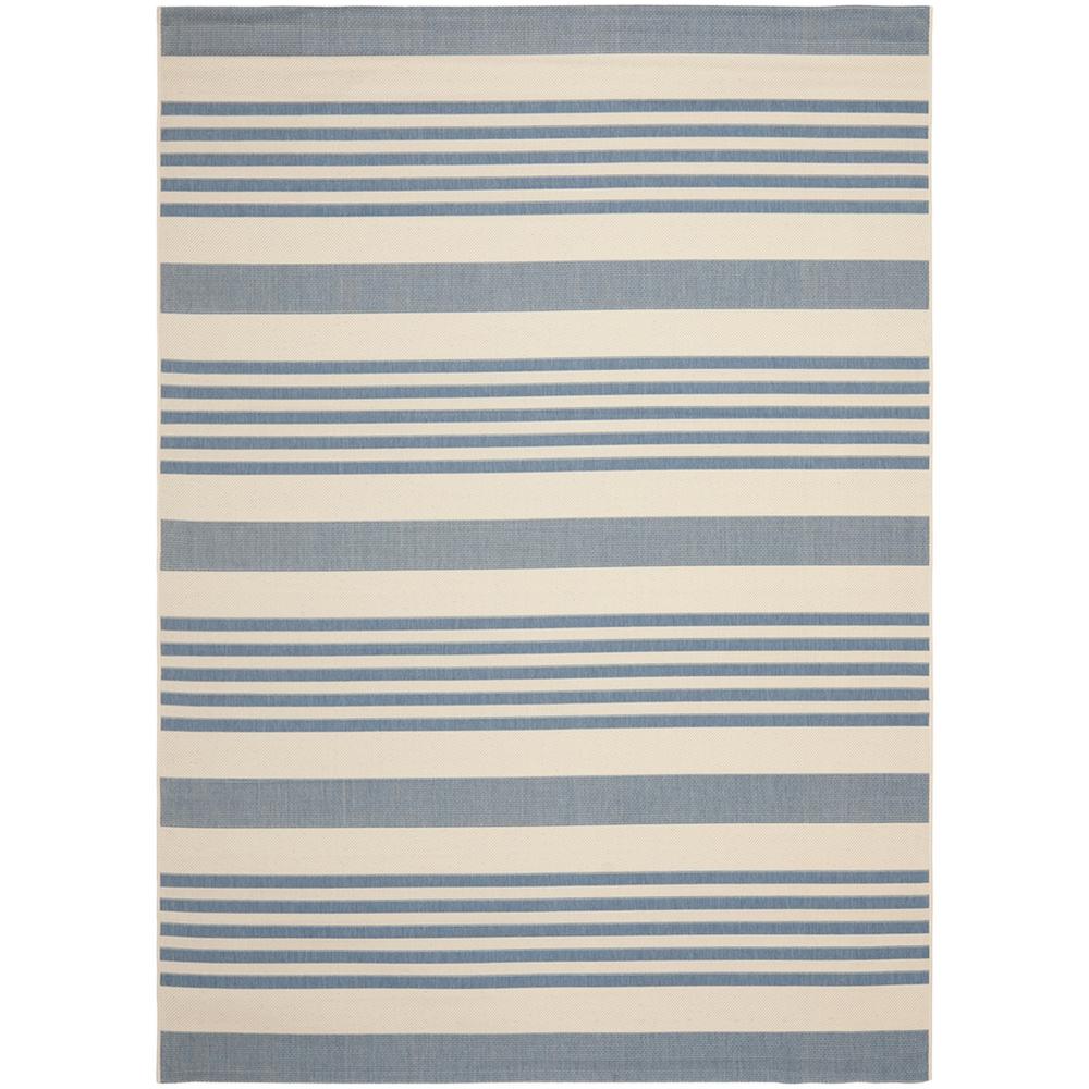 COURTYARD, BEIGE / BLUE, 9' X 12', Area Rug, CY6062-233-9. Picture 1