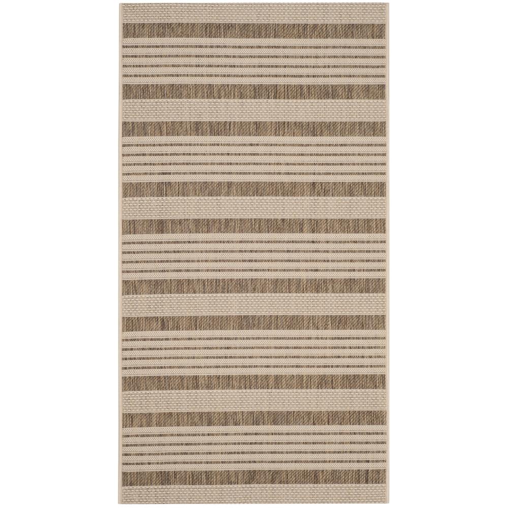 COURTYARD, BROWN / BONE, 2'-7" X 5', Area Rug, CY6062-242-3. Picture 1
