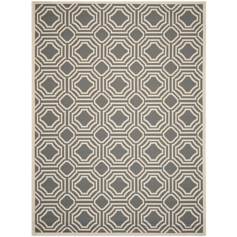COURTYARD, ANTHRACITE / BEIGE, 9' X 12', Area Rug, CY6112-246-9. Picture 1