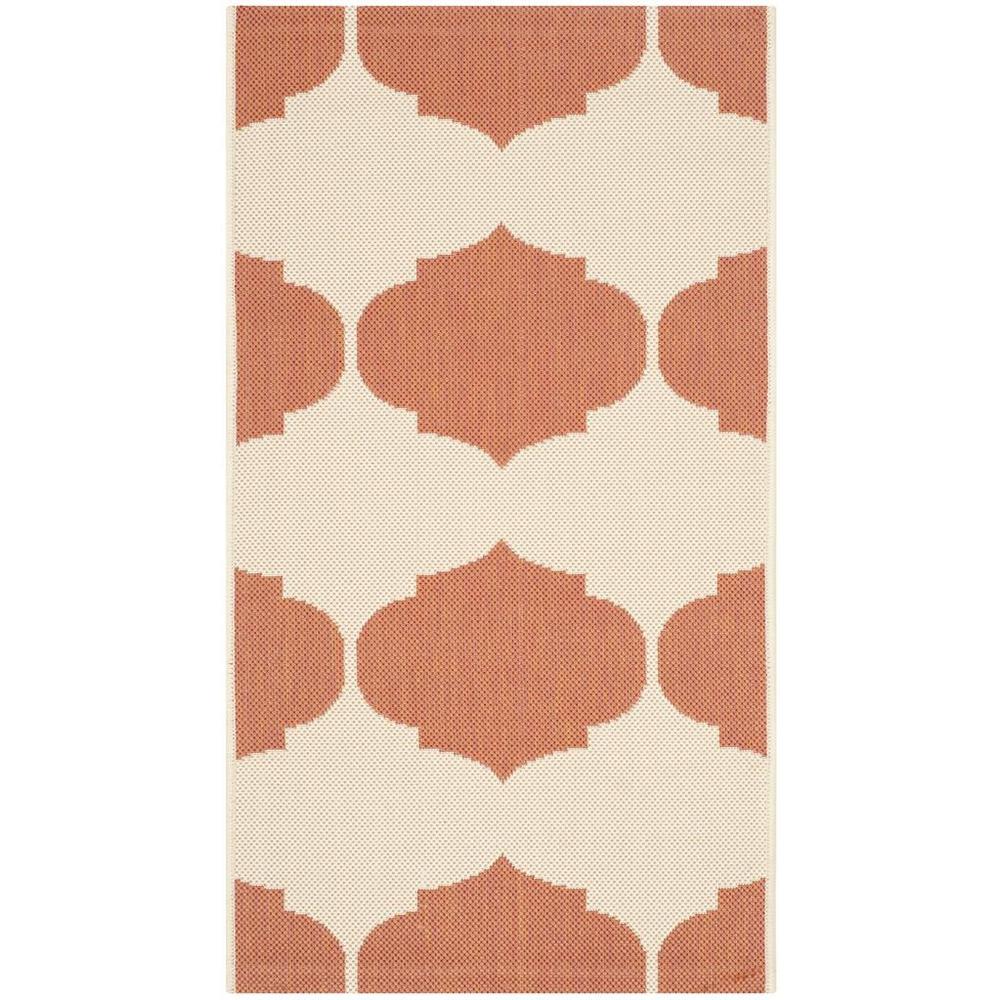 COURTYARD, BEIGE / TERRACOTTA, 2'-7" X 5', Area Rug, CY6162-231-3. Picture 1