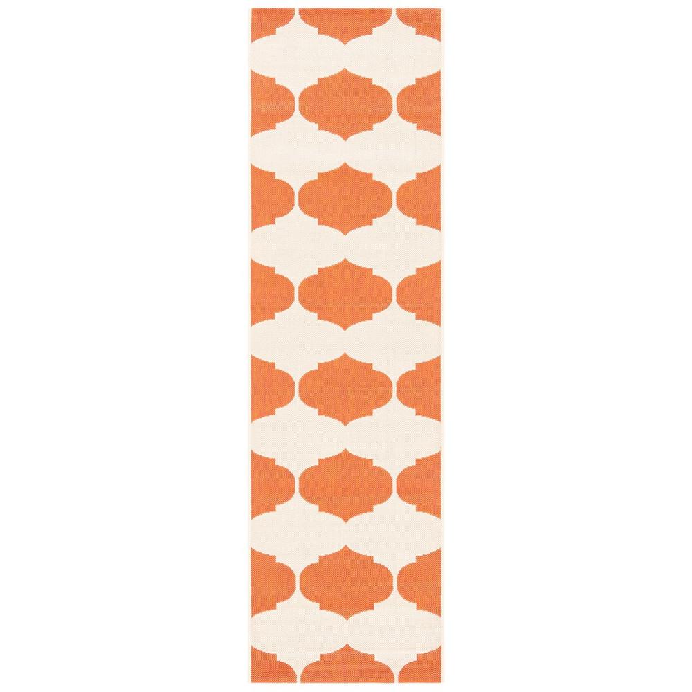 COURTYARD, BEIGE / TERRACOTTA, 2'-3" X 8', Area Rug, CY6162-231-28. Picture 1