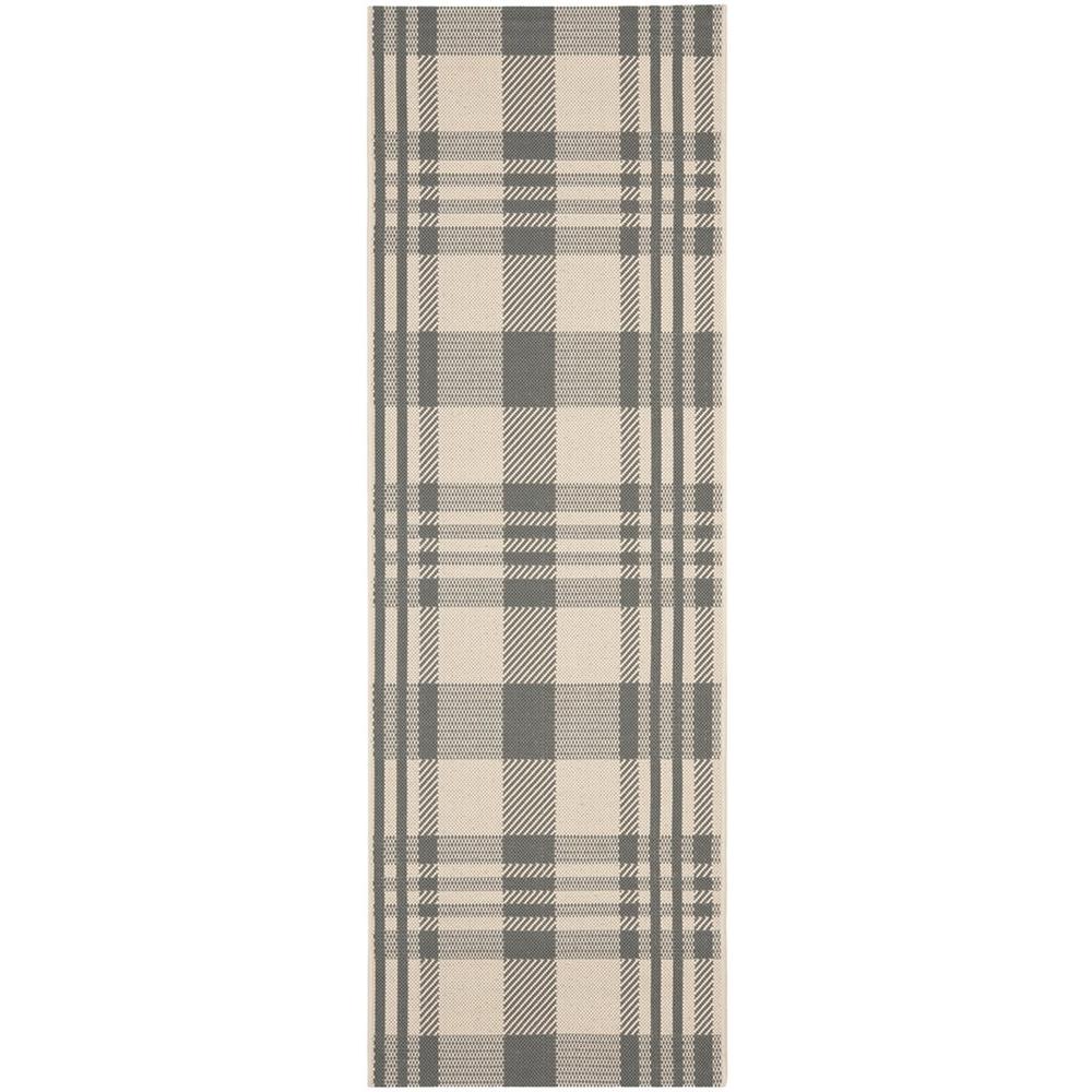 COURTYARD, GREY / BONE, 2'-3" X 12', Area Rug, CY6201-236-212. Picture 1