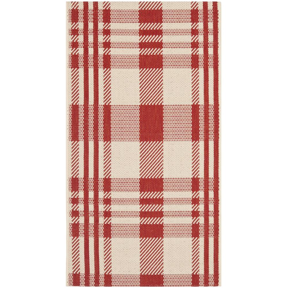 COURTYARD, RED / BONE, 2'-7" X 5', Area Rug, CY6201-238-3. Picture 1